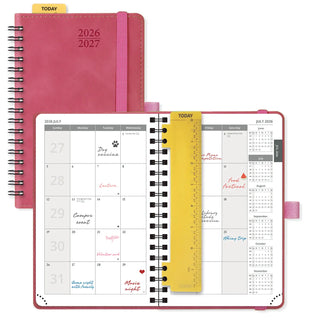 POPRUN 2026-2027 Academic Planner Magenta