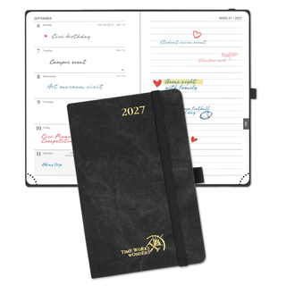 POPRUN Weekly Planner Black