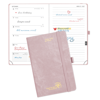 POPRUN Weekly Planner Pink