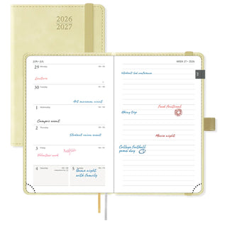 POPRUN 2026-2027 Academic Planner Beige