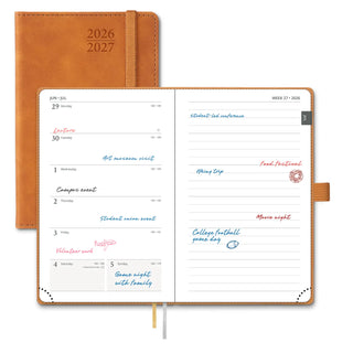 POPRUN 2026-2027 Academic Planner Brown