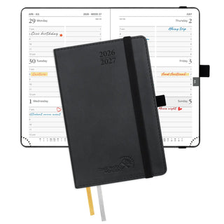 POPRUN 2026-2027 Academic Planner Black