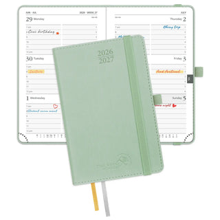 POPRUN 2026-2027 Academic Planner Celadon Green