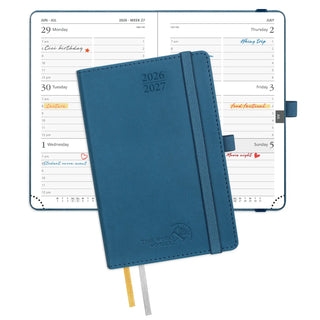 POPRUN 2026-2027 Academic Planner Night Sky Blue