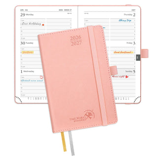 POPRUN 2026-2027 Academic Planner Pink