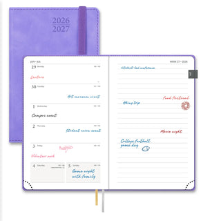 POPRUN 2026-2027 Academic Planner Lilac