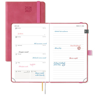 POPRUN 2026-2027 Academic Planner Magenta