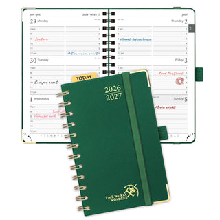 POPRUN 2026-2027 Academic Planner Dark Green