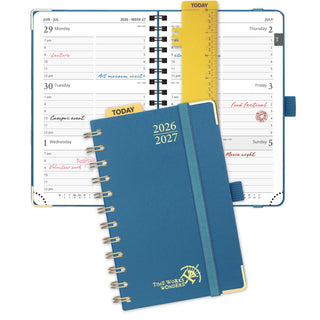 POPRUN 2026-2027 Academic Planner Night Sky Blue