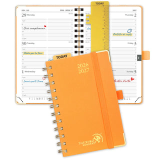 POPRUN 2026-2027 Academic Planner Orange