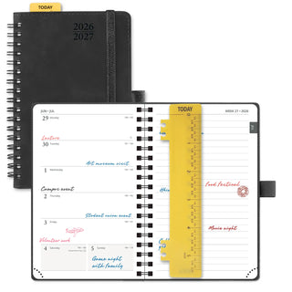 POPRUN 2026-2027 Academic Planner Black