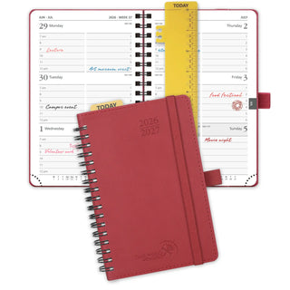 POPRUN 2026-2027 Academic Planner Burgundy