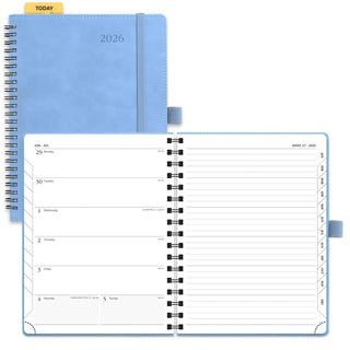 POPRUN 2026 Weekly Planner Ceiling Blue