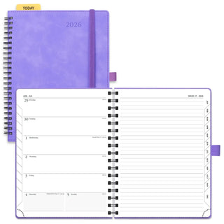 POPRUN 2026 Weekly Planner Lillac