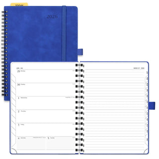 POPRUN 2026 Weekly Planner Royal Blue