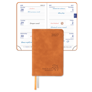 POPRUN Weekly Planner Brown