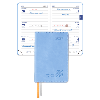 POPRUN Weekly Planner Cerulean Blue