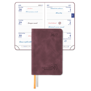 POPRUN Weekly Planner Claret