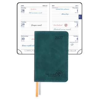 POPRUN Weekly Planner Peotrol Green