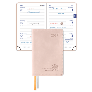 POPRUN Weekly Planner Soft Pink