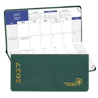 POPRUN 2026 Monthly Planner Forest Green