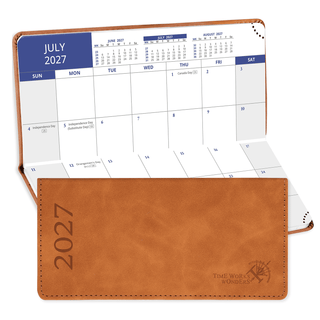POPRUN 2026 Monthly Planner Brown