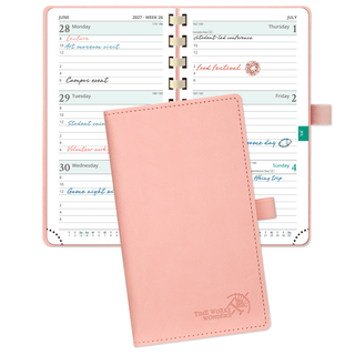 POPRUN 2027 Week Planner Pink