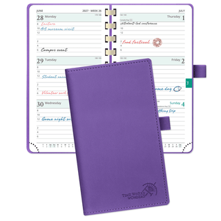 POPRUN 2027 Week Planner Purple