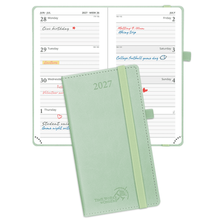 POPRUN 2027 Week Planner Celadon Green
