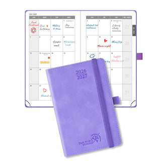 POPRUN 2026 Monthly Planner Lillac