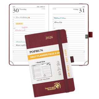 POPRUN 2026 Daily Planner Bordeaux