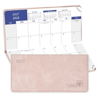 POPRUN 2026-2027 Academic Planner Soft Pink