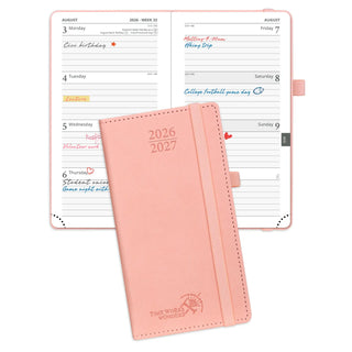 POPRUN 2026-2027 Academic Planner Pink