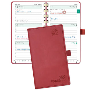POPRUN 2026-2027 Academic Planner Burgundy