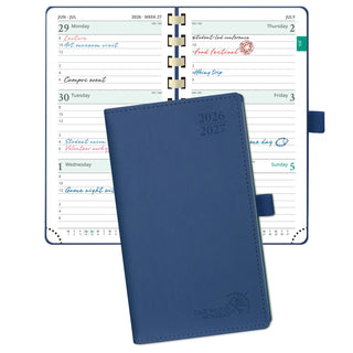 POPRUN 2026-2027 Academic Planner Navy Blue