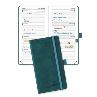 POPRUN 2026-2027 Academic Planner Petrol Green