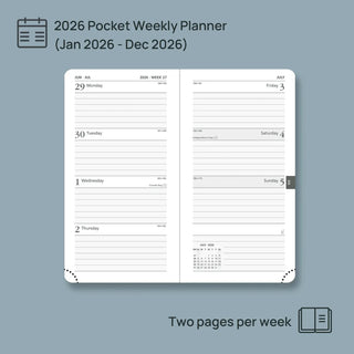 POPRUN 2026 Weekly Planner