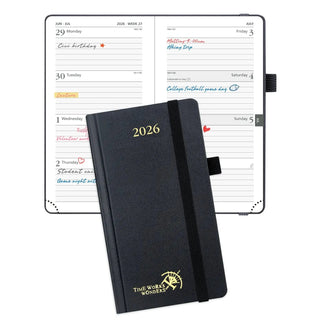 POPRUN 2026 Weekly Planner Black