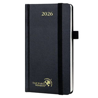 POPRUN 2026 Weekly Planner Black