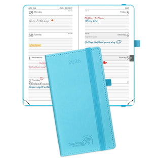POPRUN 2026 Weekly Planner Donau Blue