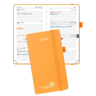 POPRUN 2026 Weekly Planner Orange