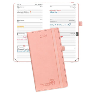 POPRUN 2026 Weekly Planner Pink