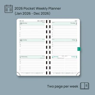 POPRUN 2026 Weekly Planner