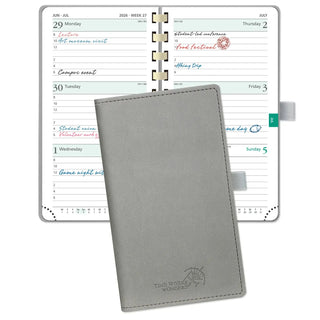 POPRUN 2026 Weekly Planner Gray