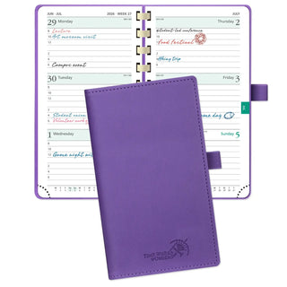 POPRUN 2026 Weekly Planner Purple