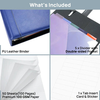 POPRUN Blue & 1.5 inches