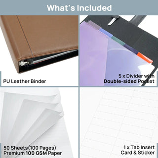 POPRUN Brown & 1.5 inches