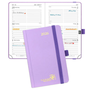 POPRUN 2026 Weekly Planner Violet