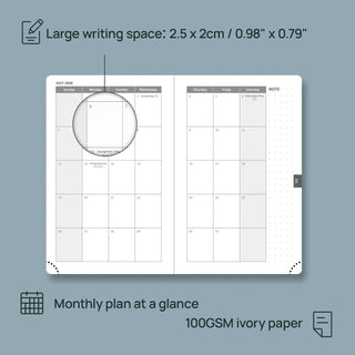 POPRUN 2026 Weekly Planner