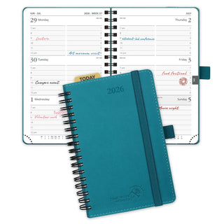 POPRUN 2026 Weekly Planner Pacific Green